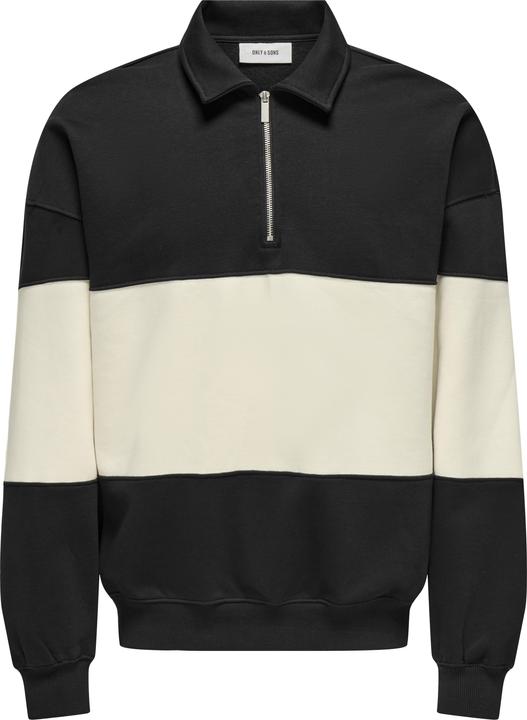Only & Sons Onsbyron Vtg Ls Zip Polo