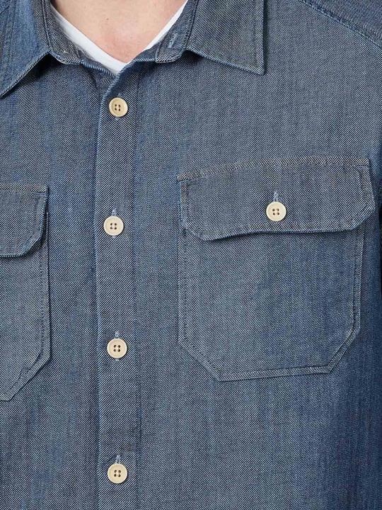 Immagine prodotto Drykorn Long Sleeve Phasmo Shirt Relaxed Fit Blue (M)