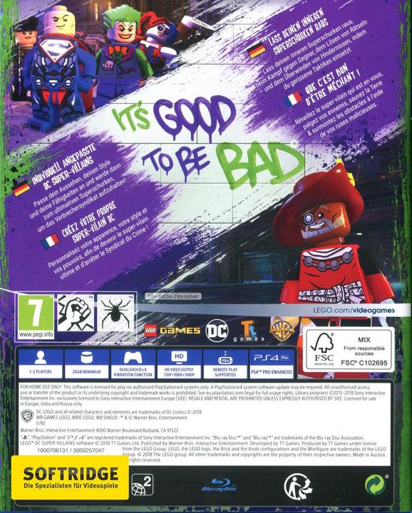Image du produit WB LEGO DC Super-Villains (PS4, EN)