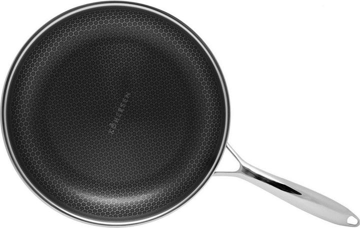 Actual product image Kohersen Patelnia z pokrywką Black Cube 28cm (28 cm, Frying pan, Aluminium, Stainless steel)