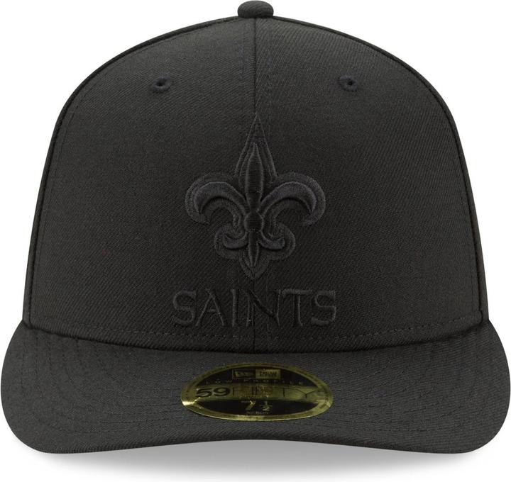 Actual product image New Era 59Fifty Low Profile Cap - New Orleans Saints noir (7 1/2)