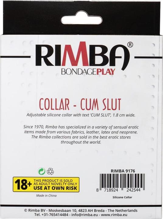 Actual product image Rimba "Cum Slut"