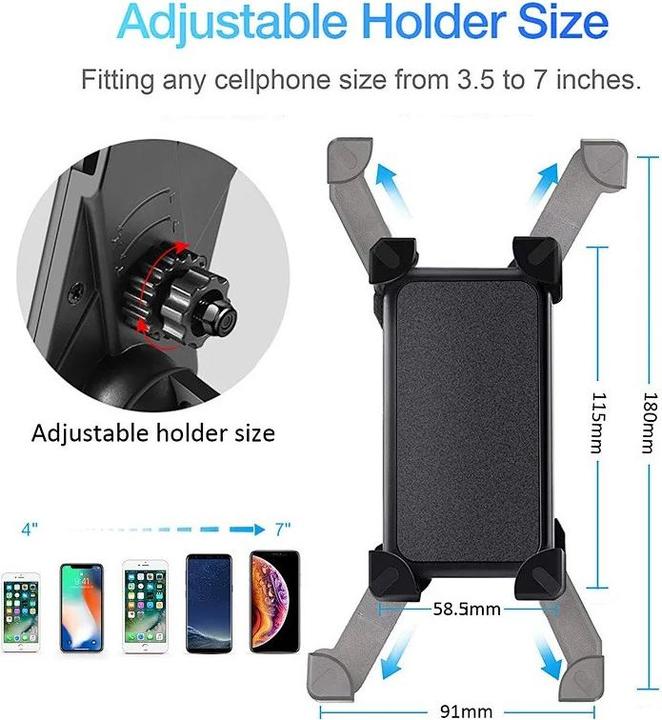 Produktbild Forever BH-110 holder Passive holder Mobile phone/Smartphone Black