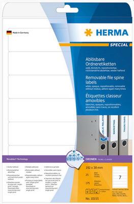 Actual product image HERMA Removable A4 file labels