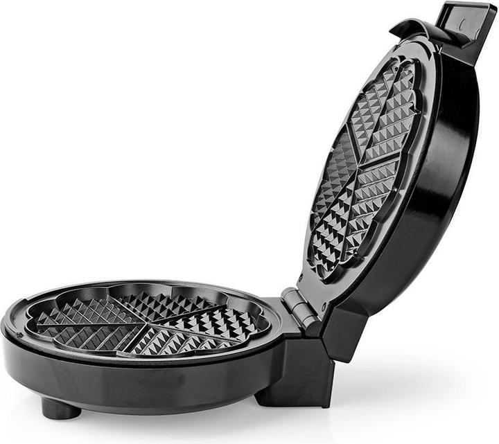 Immagine prodotto Nedis Macchina per waffle | 5 waffle a forma di cuore | 19 cm | 1000 W | Controllo automatico della (Spina UE)