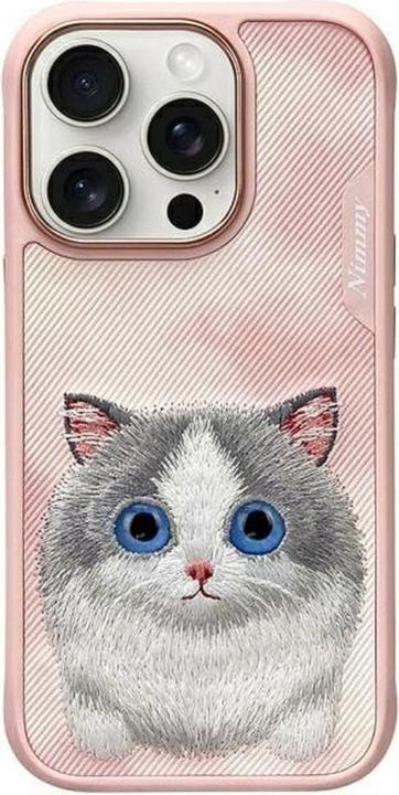 Immagine prodotto Nimmy case iPhone 16 Pro Max 6.9" pink Big Eyed Pet 2.0 Cat (Apple iPhone 16 Pro Max)