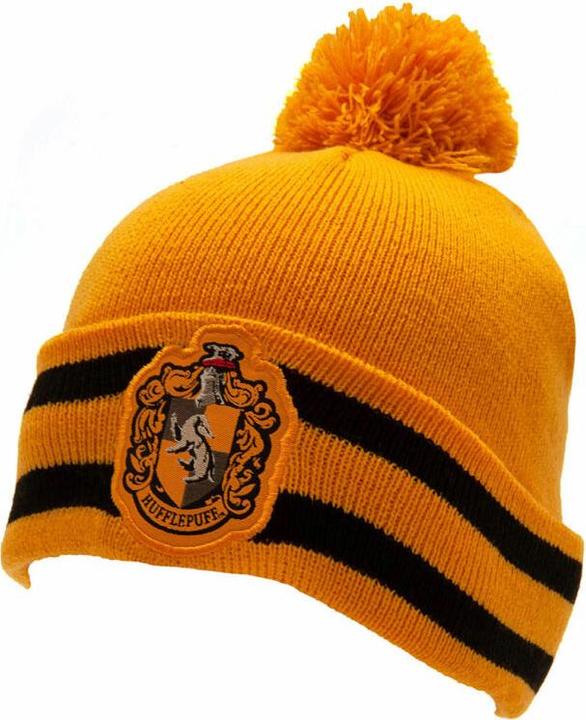 Hufflepuff Mütze und Schal Set Wappen (One Size)