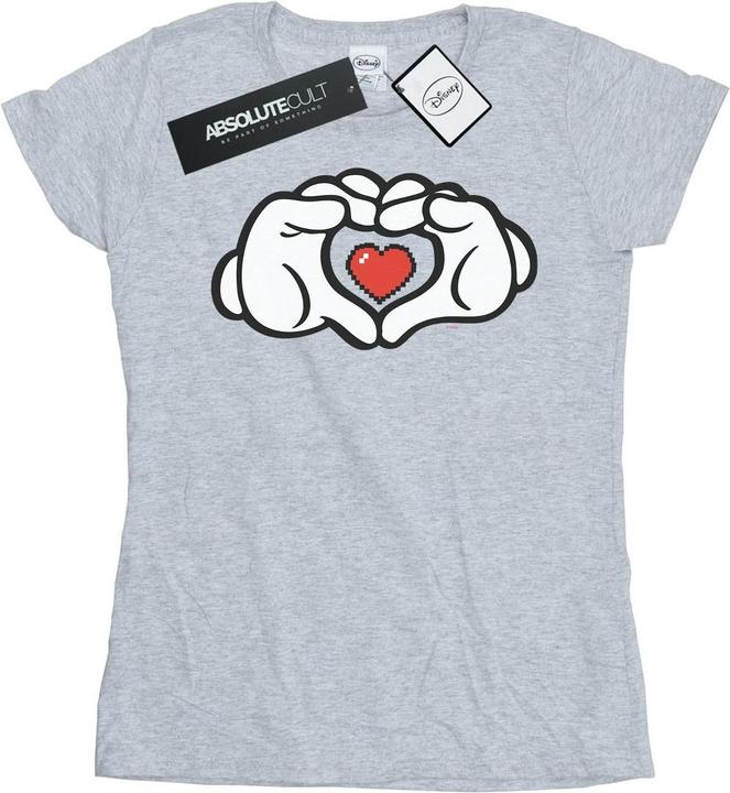 Disney Mickey Mouse Heart Hands TShirt (S)