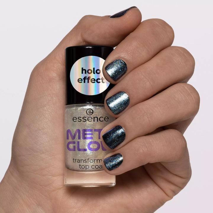 Produktbild essence Topcoat Meta Glow Transforming (Silber, Top Coat)