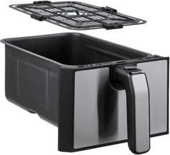 Productafbeelding Inventum GF800HLD - Dubbele airfryer - Heteluchtfriteuse - Inhoud 2 x 4 liter - Zwart/RVS