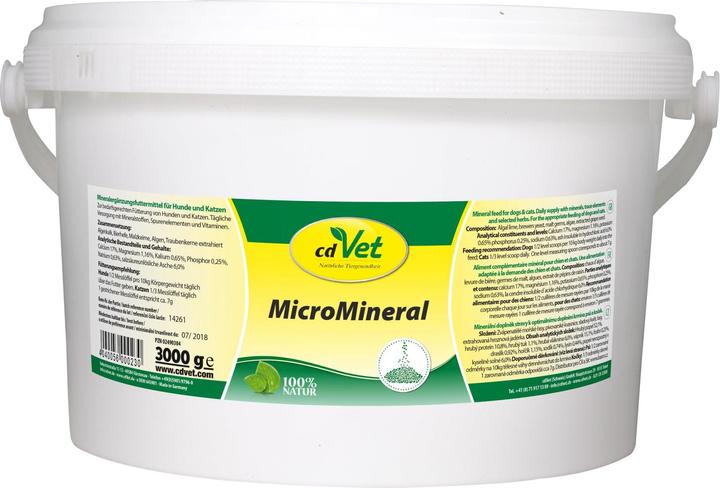 Produktbild cdVet Hunde-Nahrungsergänzung MicroMineral, Hund & Katze, 150 g (Junior, Senior, Adult, 1 Stk., 150 g)
