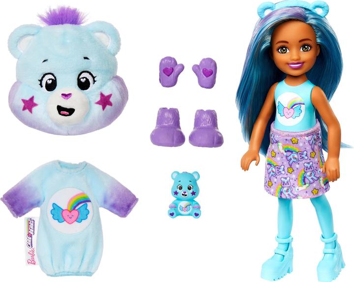 Actual product image Barbie Licensed Cutie Reveal x Care Bears Series 2 Chelsea Assortment