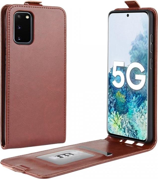 Produktbild Screenguard Samsung Galaxy S20 FE Leder Hülle aufklappbar nach unten (Samsung Galaxy S20 FE)