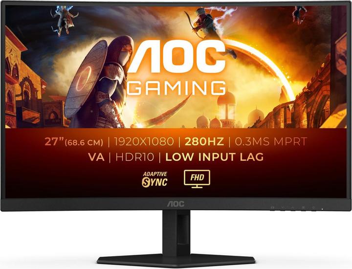Actual product image AOC C27G4ZXE (1920 x 1080 pixels, 27")