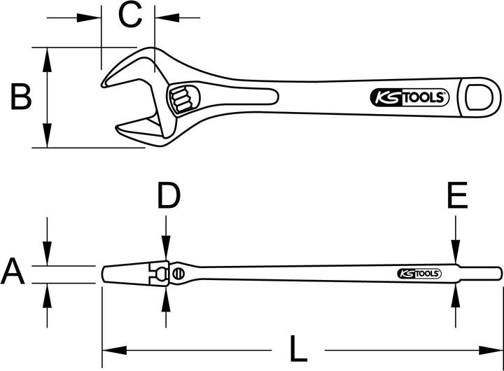Productafbeelding KS Tools Steeksleutel (13 mm)