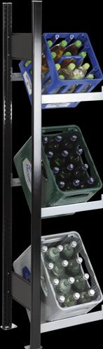 Produktbild Schulte Lagertechnik Getränkekisten-Anbauregal