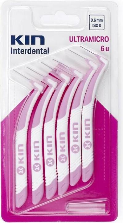 KIN Ultramicro Interdentalbürste 0 6 Mm (6 x, 0.60 mm)