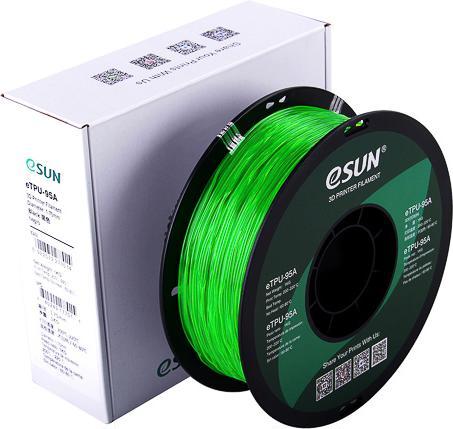 Immagine prodotto eSUN Filamento 3D eTPU-95A 1,75mm Tr. Verde 1kg (TPU, 1.75 mm, 1000 g, Blu)