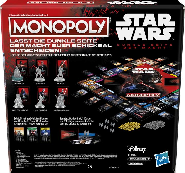 Image du produit Monopoly : Disney Star Wars Côté obscur de la Force (Allemand)