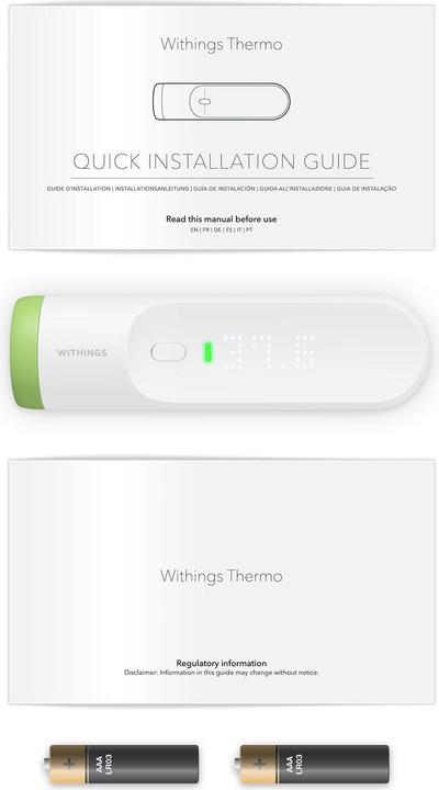 Produktbild Withings Thermo (Berührungslos, Stirn)