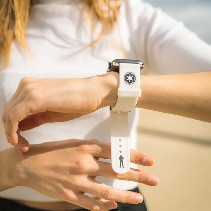 Image du produit Moby Fox Bracelet Smartwatch Star Wars Stormtrooper 22 mm (22 mm, Acier inoxydable, Silicone)