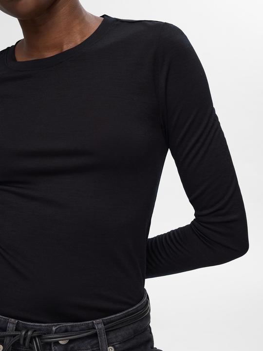 Produktbild Selected Femme 100% Woll Oberteil mit langen Ärmeln (XS)