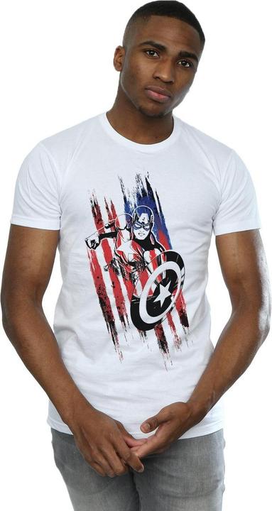 Immagine prodotto Avengers Captain America Streaks Maglietta Uomo (4XL)
