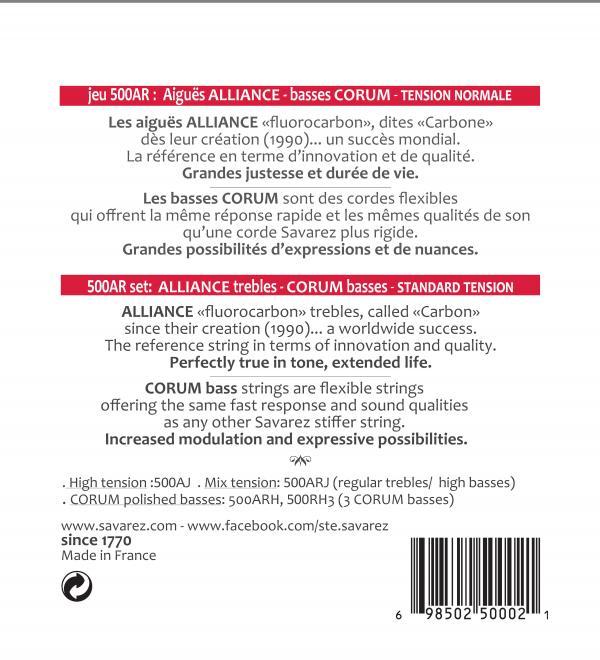 Produktbild Savarez 500AR (6 x, Gitarre, 0.02")
