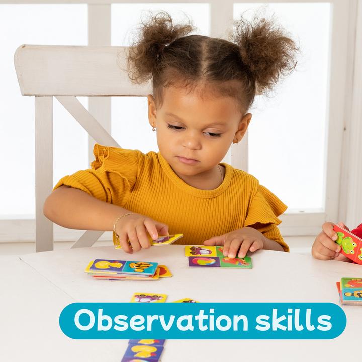 Immagine prodotto Montessori DOMINO. Animali giocattoli
