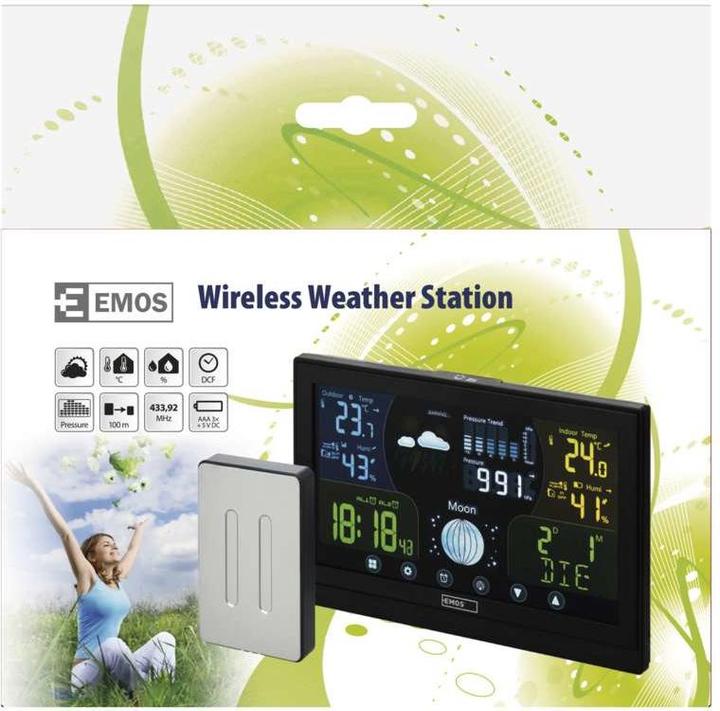Image du produit Emos Station météo sans fil E6018