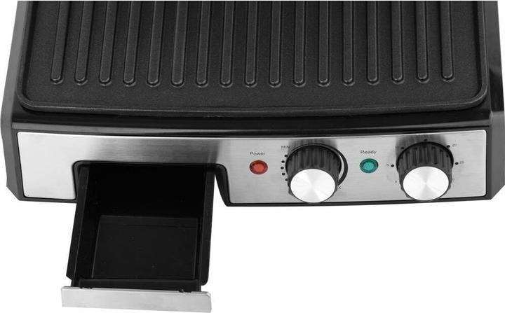 Image du produit Vorel GRIL DE CONTACT ÉLECTRIQUE RAINURÉ SURFACE DE GRIL 29,5X24CM 2000W