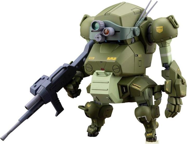 Actual product image Kotobukiya Armoured Trooper Votoms X JGSDF Model Kit Type 07 - III Tank Nacchin (Scopedog Version) 10 cm