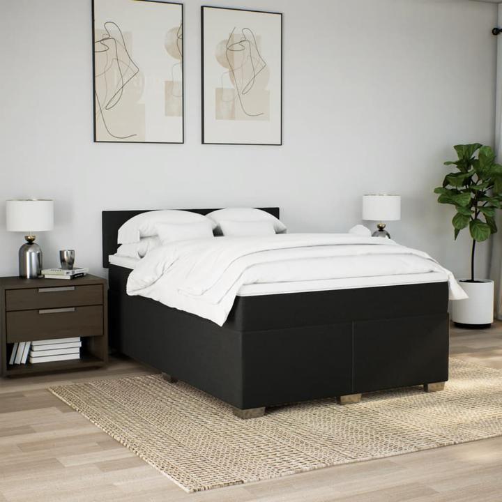 Immagine prodotto VidaXL Bo x letto a molle con materasso 140 x 200 cm in tessuto (140 x 200 cm, 140 x 200 cm)
