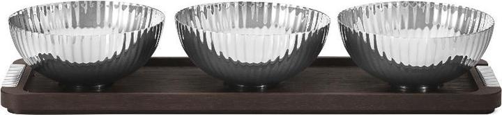 Georg Jensen BERNADOTTE Drei Schalen auf Tablett