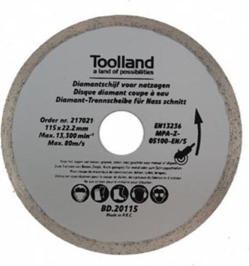 Image du produit Velleman DISQUE DE DIAMANT - 115 mm - EN CONTINU