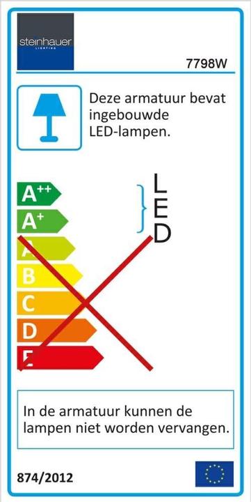 Energie-Label Steinhauer Lido (2160 lm)
