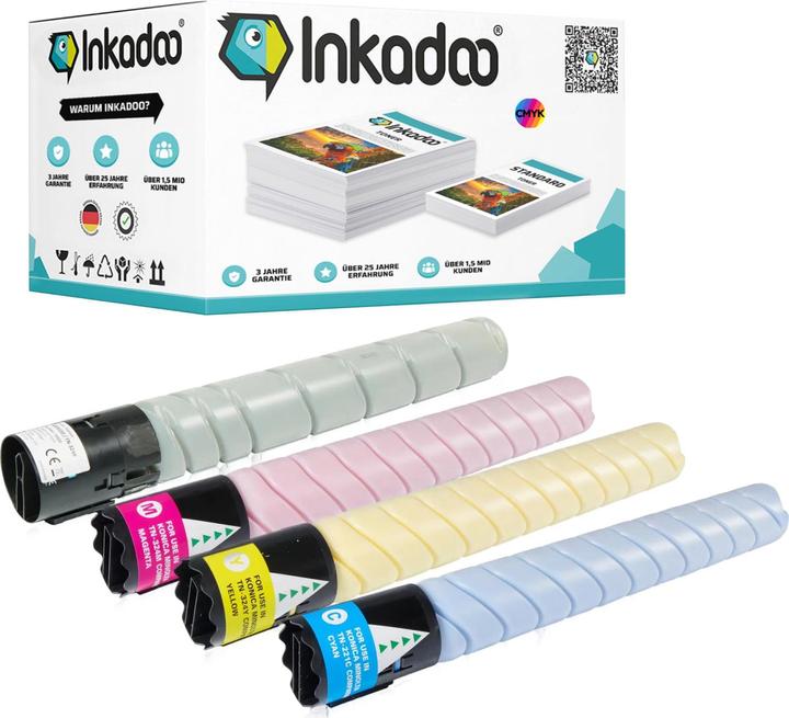 Inkadoo Toner kompatibel mit Konica Minolta A8DA450 / TN-324C Toner