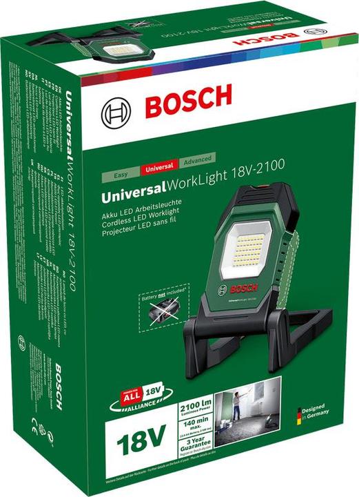 Produktbild Bosch Professional Akku-LED-Arbeitsleuchte (2100 lm)