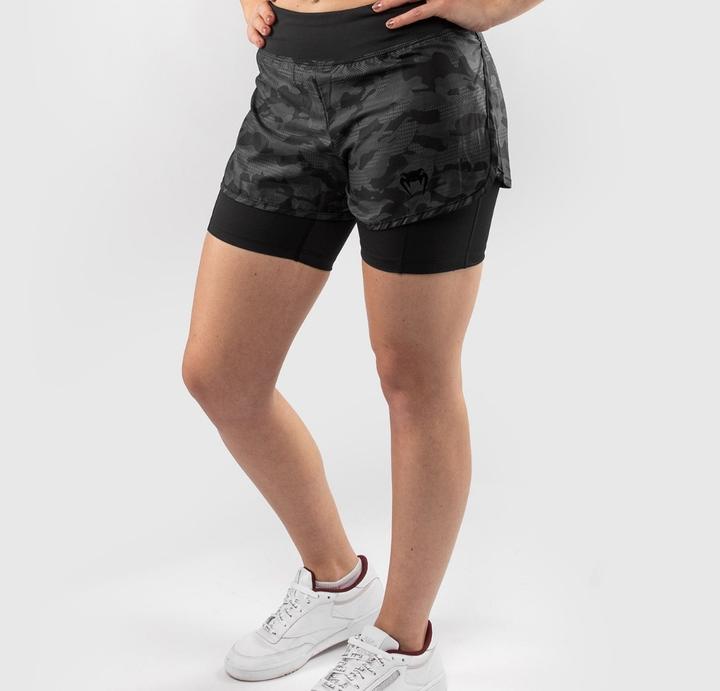 Produktbild Venum Defender Hybrid Compression Shorts - Black/Black (M)