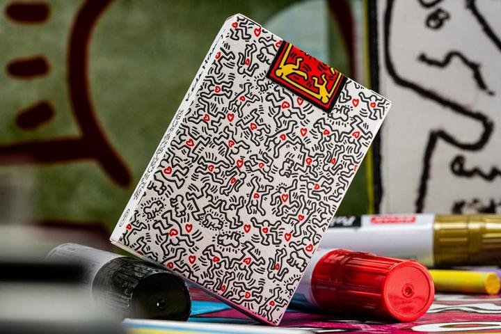 Actual product image Theory11 Keith Haring playing cards