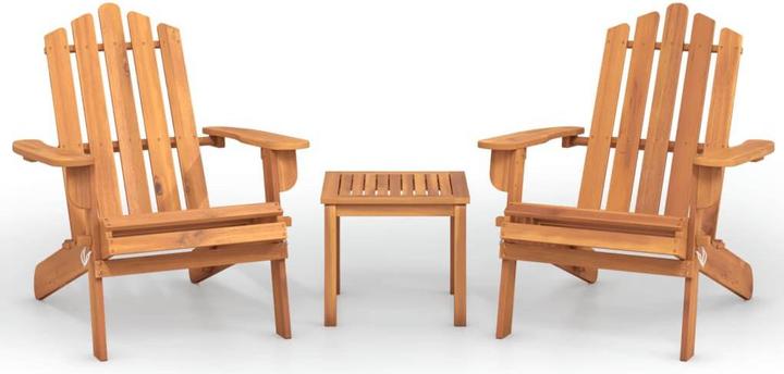 Produktbild VidaXL 3-tlg. Garten-Lounge-Set Adirondack Massivholz Akazie