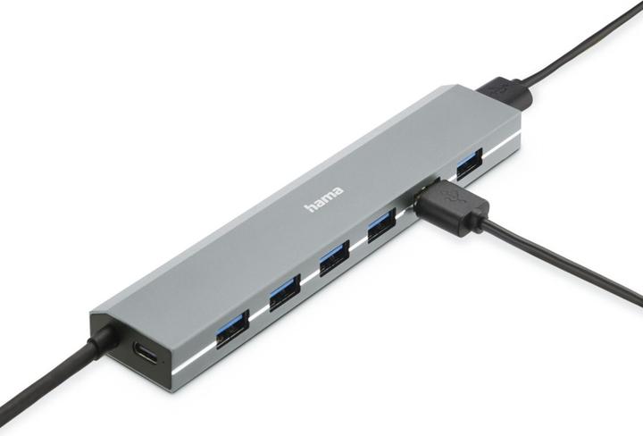 Produktbild Hama 7 Port USB-Hub (USB-A, 7 Ports)