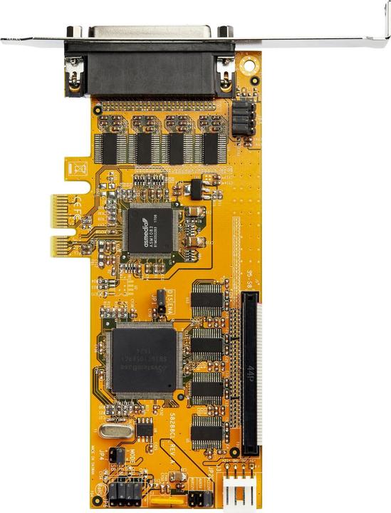 Image du produit StarTech PEX8S1050LP Carte d'interface PCI Express (8 ports, RS232, PCIe, low profile)