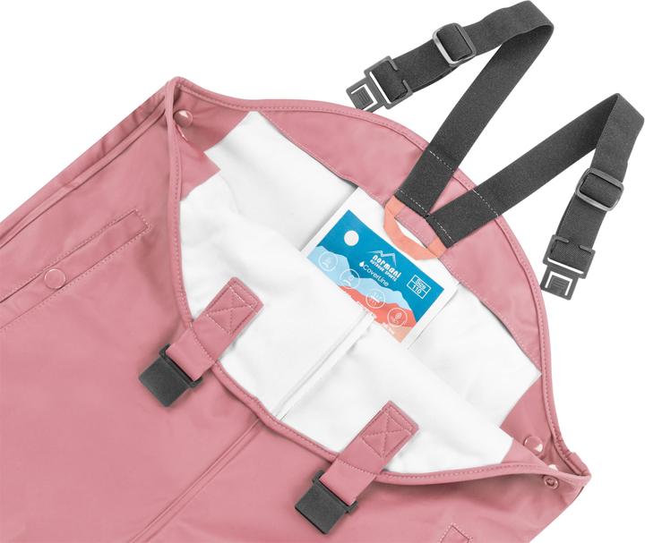 Immagine prodotto Normani Pantaloni da pioggia per bambini con bretelle 'Skjolden' - 9263 (74)