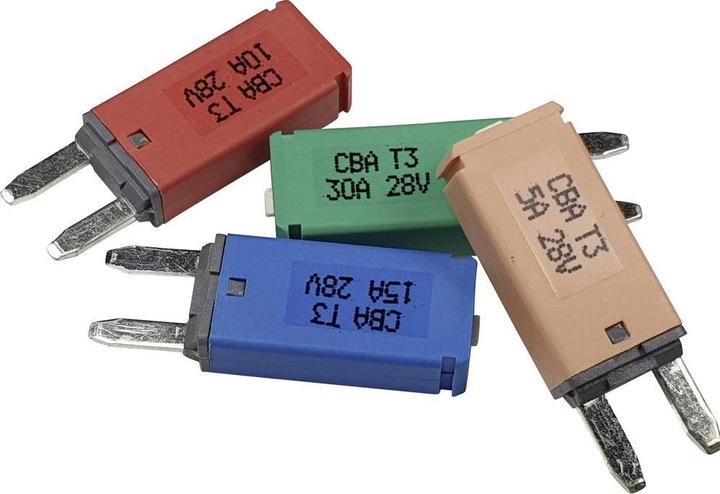 Actual product image Hansor Circuit Breaker Mini, type 3 Manual Reset, 5A CBA3 Series 5A fusea