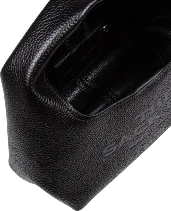 Actual product image Marc Jacobs the mini sack bag in black leather