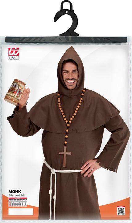 Actual product image Widmann Costume Monk Robe, Belt (L)