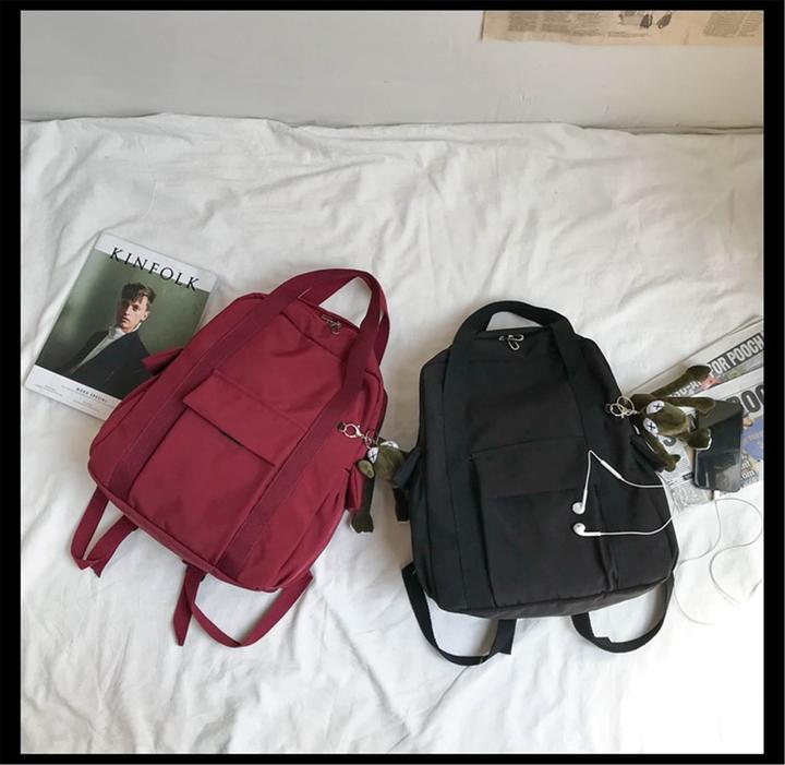 Produktbild Only-Bags.Store Wasserdichter Rucksack für die Schule, Reiserucksack, Nylonrucksack, Schulrucksack, minimalistische