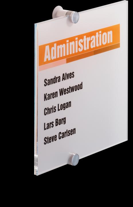Durable Door sign CRYSTAL SIGN