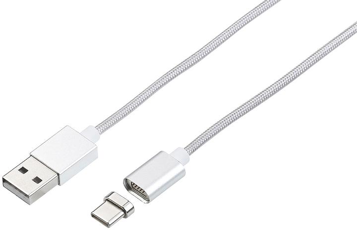 Produktbild Callstel USB-Lade- & Datenkabel mit magnetischem USB-C-Stecker (1 m, USB 2.0, 18 W)